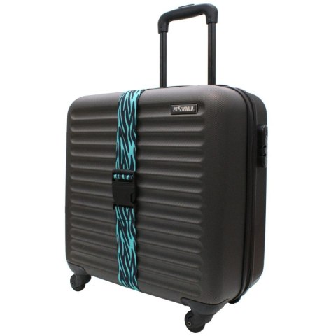 UNIWERSALNY PAS ZABEZPIECZAJĄCY DO WALIZKI SPINAJĄCY 180x5CM PROWORLD ZEBRA NIEBIESKI UNIWERSALNY PAS ZABEZPIECZAJĄCY DO WALIZKI SPINAJĄCY 180x5CM PROWORLD ZEBRA NIEBIESKI