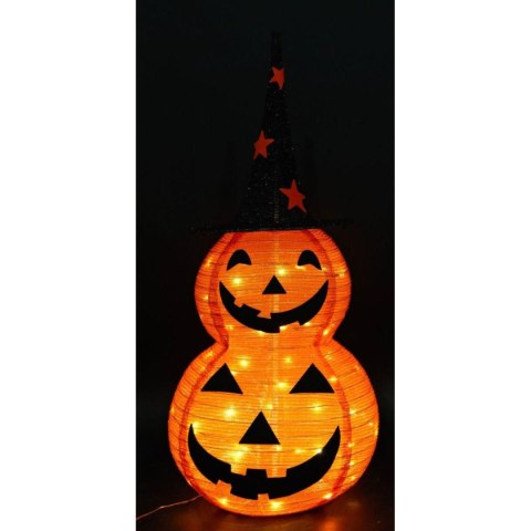 DYNIA DEKORACYJNA Z KAPELUSZEM 90CM HALLOWEEN 50LED DYNIA DEKORACYJNA Z KAPELUSZEM 90CM HALLOWEEN 50LED