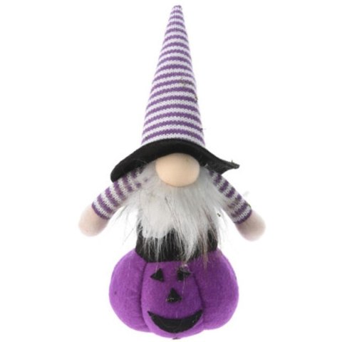 FIGURKA DEKORACYJNA NA DYNI 25CM LED HALLOWEEN FIOLET FIGURKA DEKORACYJNA NA DYNI 25CM LED HALLOWEEN FIOLET