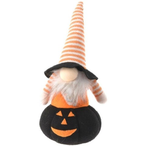 FIGURKA DEKORACYJNA NA DYNI CZARNEJ 25CM LED HALLOWEEN FIGURKA DEKORACYJNA NA DYNI CZARNEJ 25CM LED HALLOWEEN