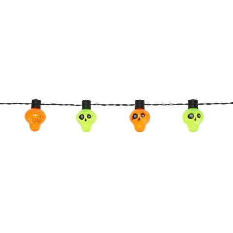 GIRLANDA HALLOWEEN CZASZKI 10LED GIRLANDA HALLOWEEN CZASZKI 10LED