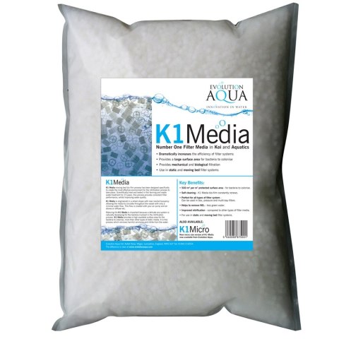 Evolution Aqua K1 Media 50l - ruchomy wkład filtracyjny "Kaldnes" Evolution Aqua K1 Media 50l - ruchomy wkład filtracyjny "Kaldnes"