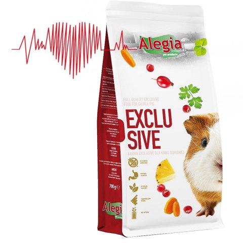 Alegia - Exclusive Kawia Domowa - pełnowartościowa dieta 700g Alegia - Exclusive Kawia Domowa - pełnowartościowa dieta 700g