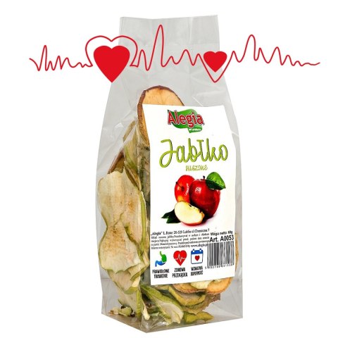 Alegia - Przysmak Jabłko suszone 60g Alegia - Przysmak Jabłko suszone 60g