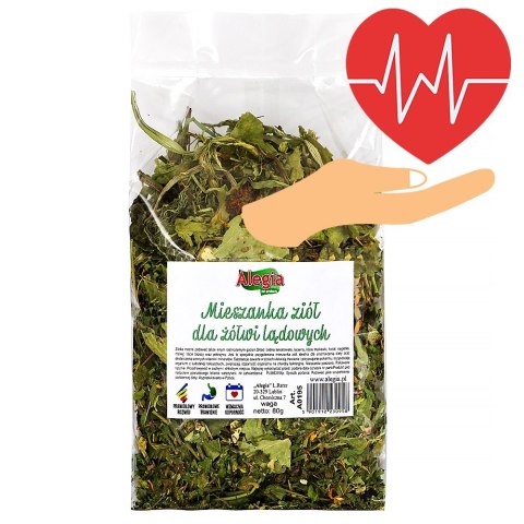 Alegia - codzienne zioła dla Żółwi 80g Alegia - codzienne zioła dla Żółwi 80g