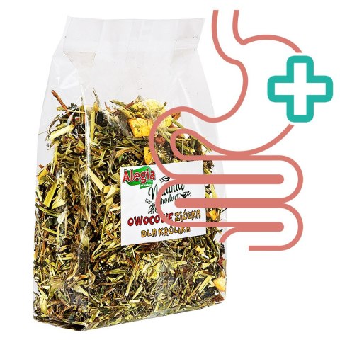 Alegia - owocowe ziółka dla Królika 130g Alegia - owocowe ziółka dla Królika 130g