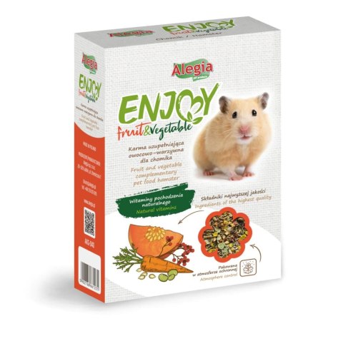 Alegia Enjoy fruits and vegetables dla chomika 340g Alegia Enjoy fruits and vegetables dla chomika 340g