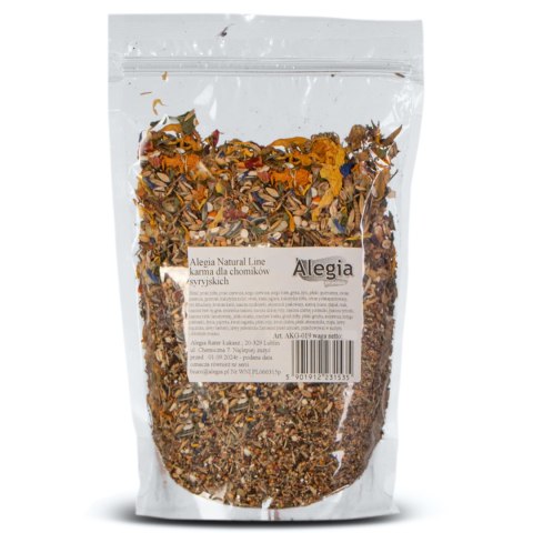 Alegia Natural Line - karma dla chomików syryjskich 900g Alegia Natural Line - karma dla chomików syryjskich 900g