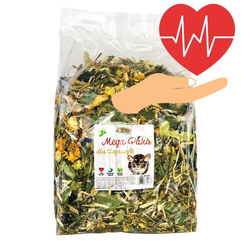 Alegia - mega paka z ziół dla szynszyli 650g Alegia - mega paka z ziół dla szynszyli 650g