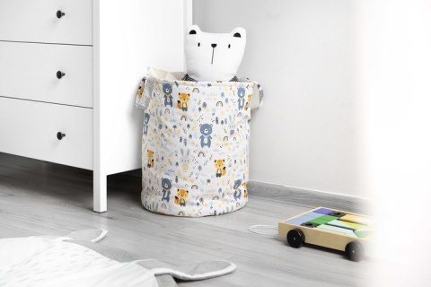 KOSZ NA ZABAWKI PRZYJACIELE Z LASU SZARY KOSZ NA ZABAWKI PRZYJACIELE Z LASU SZARY