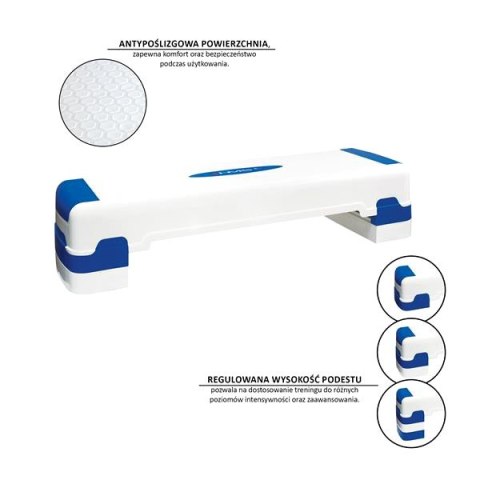 AS005 WHITE/BLUE STEP DO AEROBIKU HMS AS005 WHITE/BLUE STEP DO AEROBIKU HMS