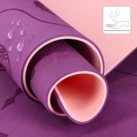 YM10 MATA TPE DO JOGI VIOLET HMS YM10 MATA TPE DO JOGI VIOLET HMS