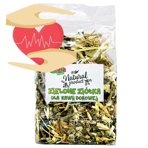 Alegia - zielone ziółka dla Świnki Morskiej 100g Alegia - zielone ziółka dla Świnki Morskiej 100g