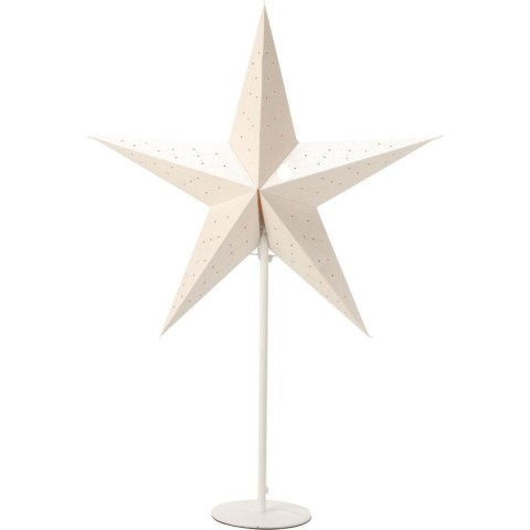 LAMPKA DEKORACYJNA GWIAZDA ADWENTOWA STOJĄCA LED 45CM BIAŁA LAMPKA DEKORACYJNA GWIAZDA ADWENTOWA STOJĄCA LED 45CM BIAŁA