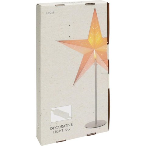 LAMPKA DEKORACYJNA GWIAZDA ADWENTOWA STOJĄCA LED 45CM BIAŁA LAMPKA DEKORACYJNA GWIAZDA ADWENTOWA STOJĄCA LED 45CM BIAŁA