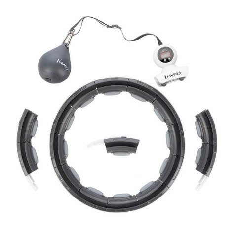 HHM15 HULA HOP BLACK Z MAGNESEM I OBCIĄŻNIKIEM + LICZNIK HMS HHM15 HULA HOP BLACK Z MAGNESEM I OBCIĄŻNIKIEM + LICZNIK HMS