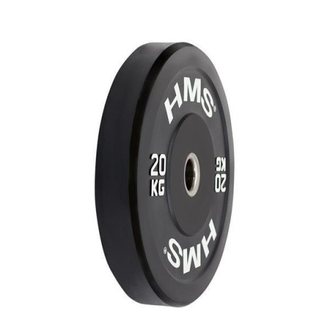 BBR20 BLACK TALERZ OLIMPIJSKI BUMPER 20 KG HMS BBR20 BLACK TALERZ OLIMPIJSKI BUMPER 20 KG HMS