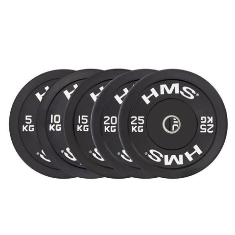 BBR20 BLACK TALERZ OLIMPIJSKI BUMPER 20 KG HMS BBR20 BLACK TALERZ OLIMPIJSKI BUMPER 20 KG HMS