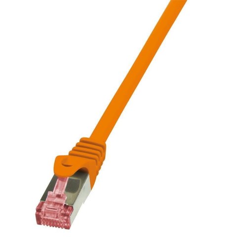 LOGILINK S/FTP Cat.6 1 m Pomarańczowy 1 Patchcord LOGILINK S/FTP Cat.6 1 m Pomarańczowy 1 Patchcord