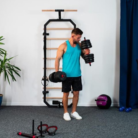 SGN140 (2 CZĘŚCI) PRO SET 6W1 ZESTAW CIĘŻARÓW 40KG HMS SGN140 (2 CZĘŚCI) PRO SET 6W1 ZESTAW CIĘŻARÓW 40KG HMS