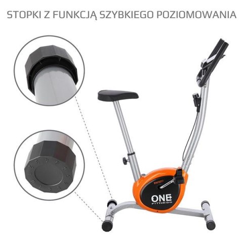 RW3011 SILVER-ORANGE ROWER MECHANICZNY ONE FITNESS RW3011 SILVER-ORANGE ROWER MECHANICZNY ONE FITNESS