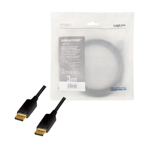 LOGILINK CDA0102 3m /s1x DisplayPort 1x DisplayPort LOGILINK CDA0102 3m /s1x DisplayPort 1x DisplayPort
