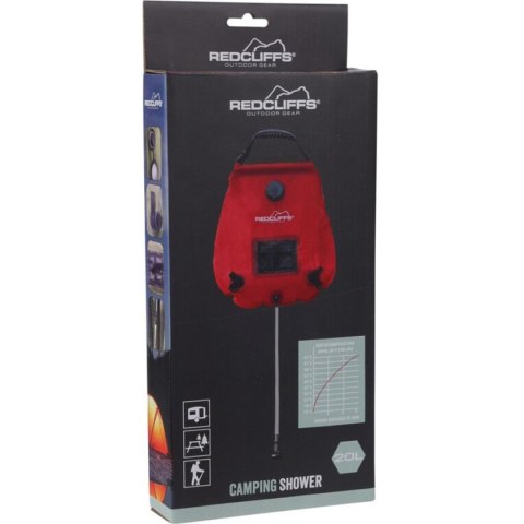 PRYSZNIC SOLARNY KEMPINGOWY TURYSTYCZNY 20L REDCLIFFS CZERWONY PRYSZNIC SOLARNY KEMPINGOWY TURYSTYCZNY 20L REDCLIFFS CZERWONY