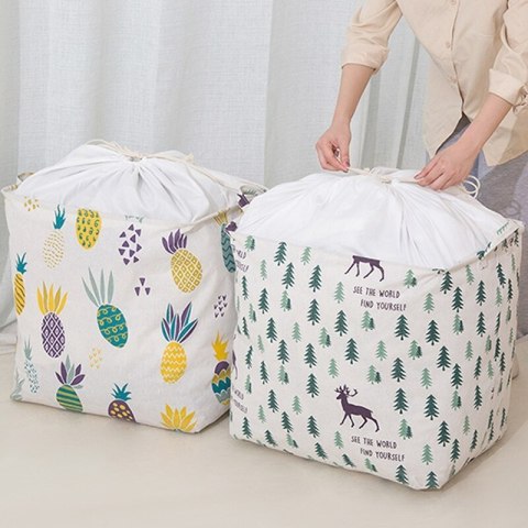 Pojemnik na zabawki kosz, worek na pranie ze ściągaczem 50x40x50 cm OR52WZ9 Pojemnik na zabawki kosz, worek na pranie ze ściągaczem 50x40x50 cm OR52WZ9
