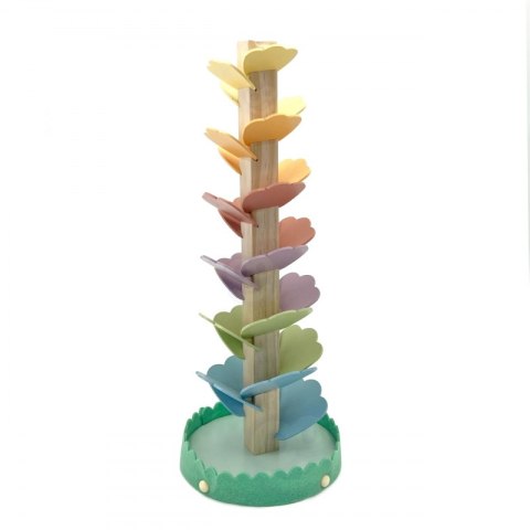 Tooky Toy Drewniana Kolorowa Wieża Wirująca dla Dzieci Tooky Toy Drewniana Kolorowa Wieża Wirująca dla Dzieci