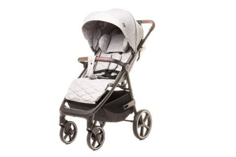 4 BABY Wózek spacerowy STINGER PRO MELANGE LIGHT GREY 4 BABY Wózek spacerowy STINGER PRO MELANGE LIGHT GREY